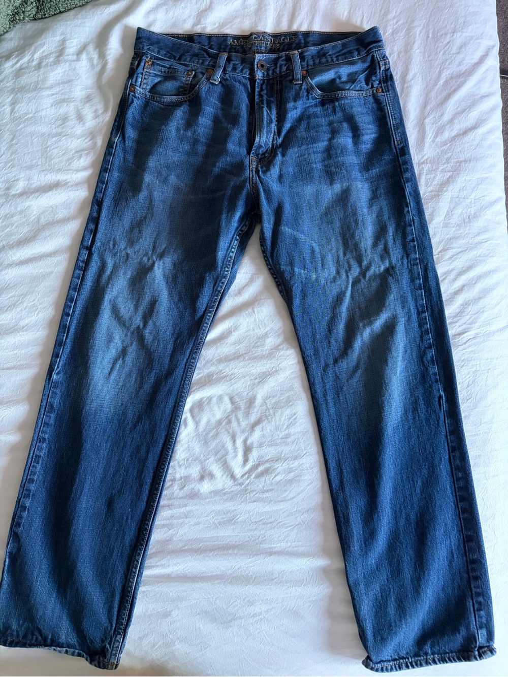 American Eagle Outfitters Men's Indigo Straight Jeans